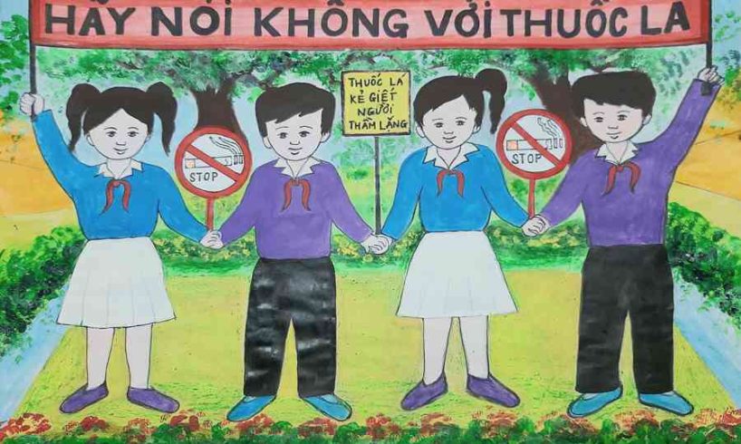 Trường THCS Nguyễn Văn Cừ triển khai chiến dịch “Trường học không khói thuốc lá”